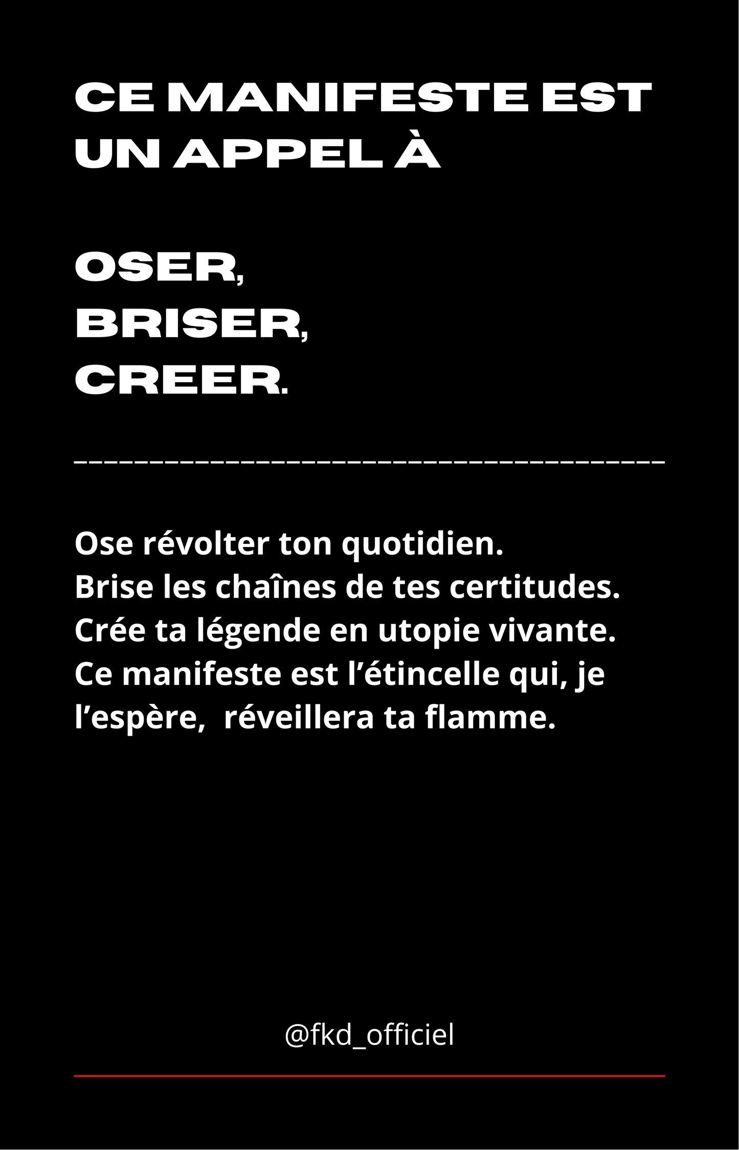 Manifeste d'un Fucking Dreamer